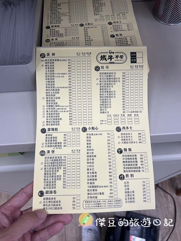 【台南早餐推薦】鐵牛早餐林森店:滿足味蕾的幸福早晨! - 第4張圖 鐵牛早餐林森店